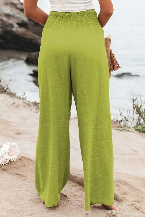 Coastal Breeze High-Waist Lounge Pants