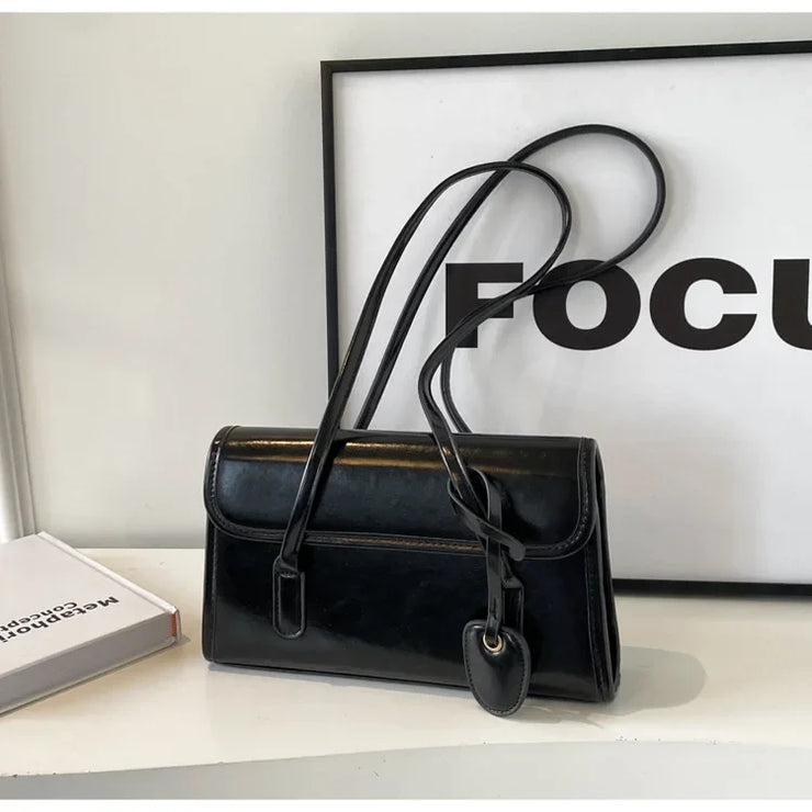 New High Sense Women Versatile Autumn and Winter Portable Shoulder Bag