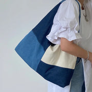 Harbor Patch Denim Hobo Tote