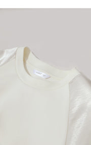 Amélie Satin Contrast Sweatshirt