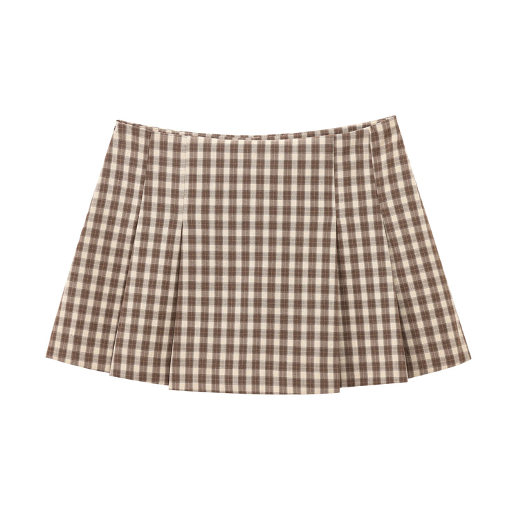 Heritage Checkered Vest & Skirt Co-Ord Set