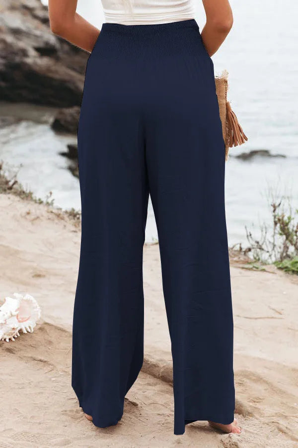 Coastal Breeze High-Waist Lounge Pants
