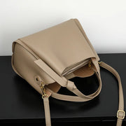 Aria Luxe Pebbled Bucket Bag