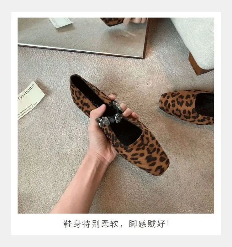 Shoes Women Flats Shallow Mouth Pointed Toe Loafers Ballerinas