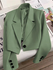 Élan Cropped Tailored Blazer