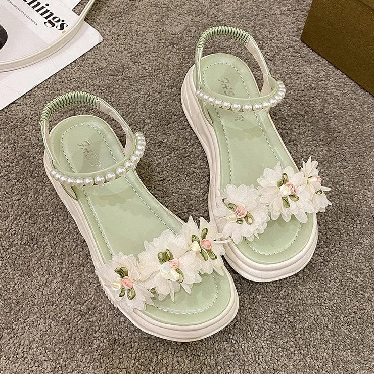 Blossom Pearl Garden Sandals