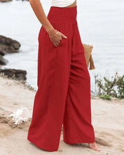 Coastal Breeze High-Waist Lounge Pants
