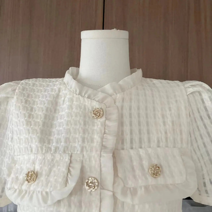 Chanel-inspired Two-Piece Set for Women