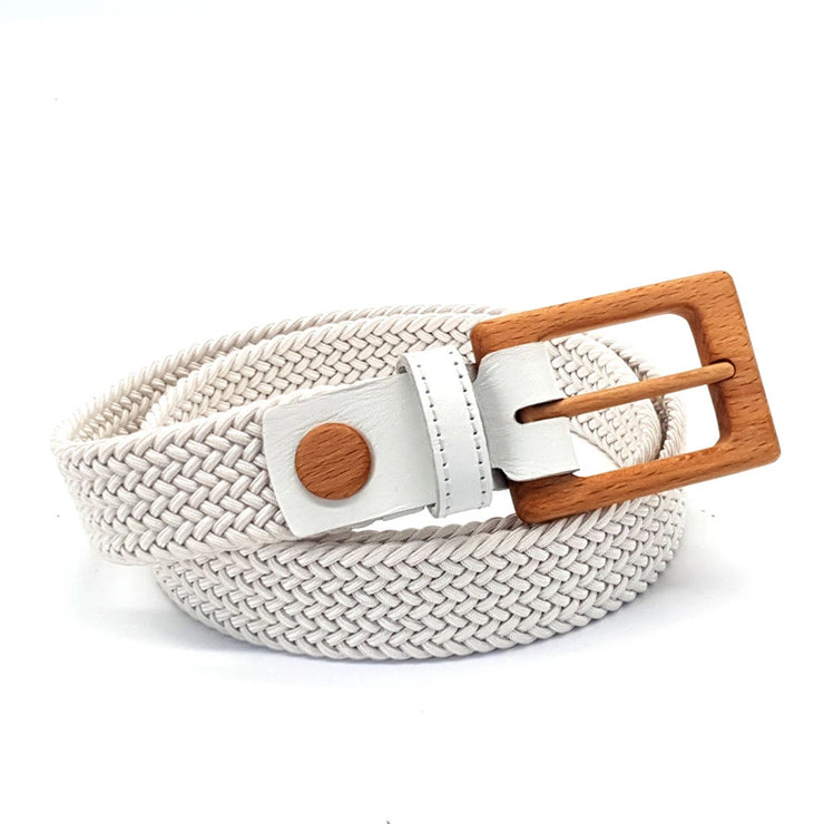 Luxury Women's Braided Cotton Wood Belt Yellowstone Brave 314